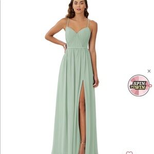 Azazie Zuma size 6 color: agave